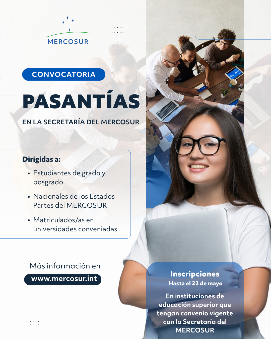 Programa de Pasantías de la Secretaría del MERCOSUR 2026